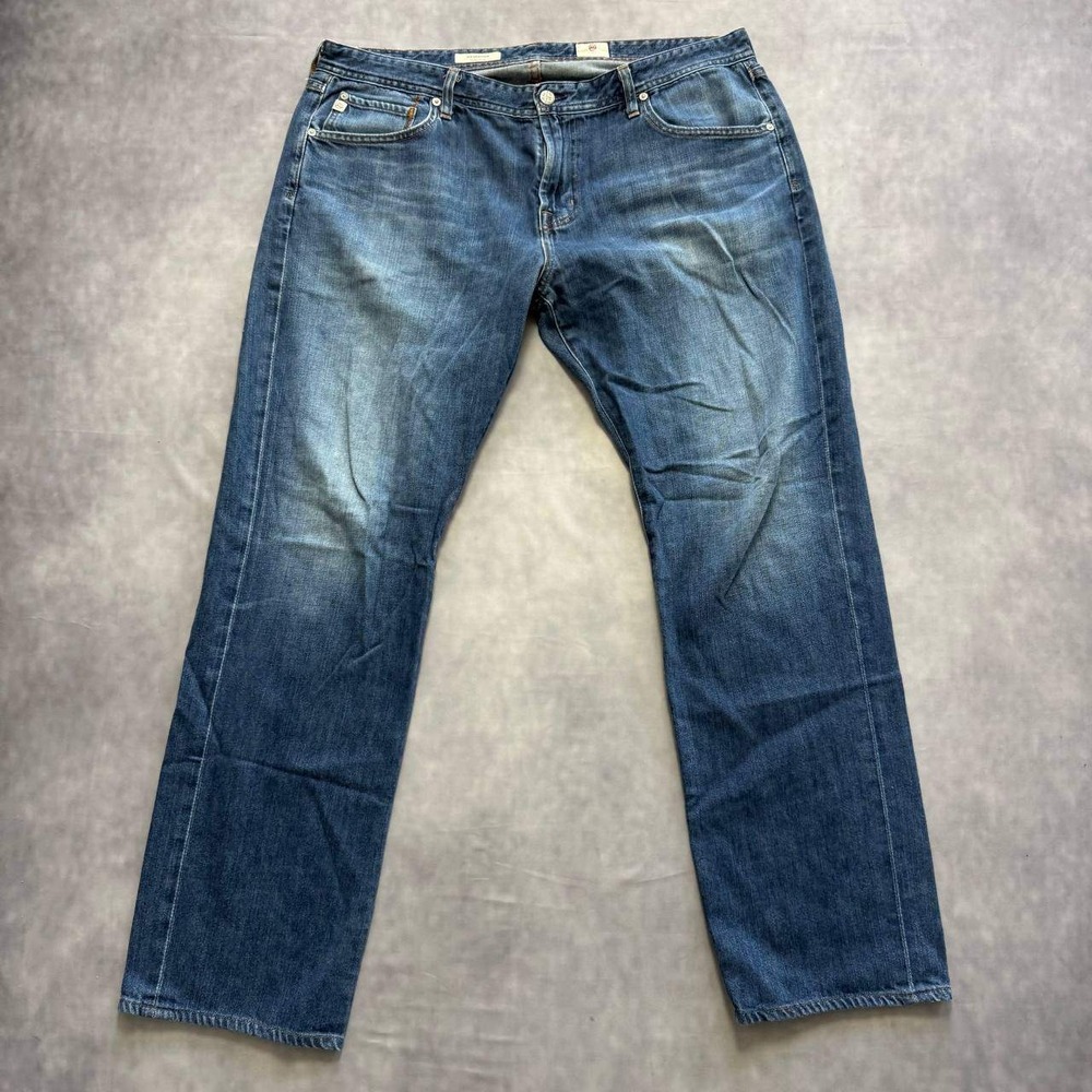 AG Adriano Goldschmied The Graduate Mens 38 Blue Tailored Leg Jeans USA Made